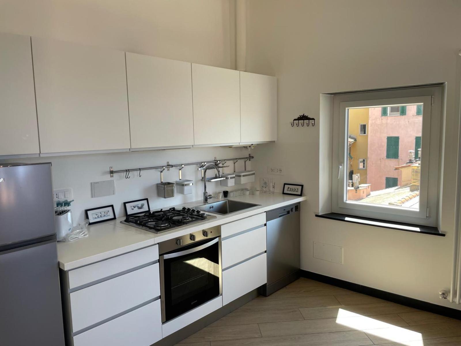 Sea View Camogli Portofino Apartment Luaran gambar
