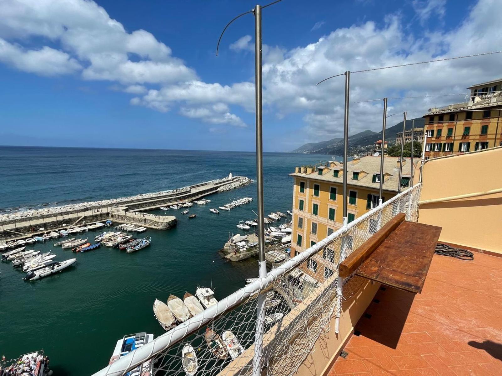 Sea View Camogli Portofino Apartment Luaran gambar
